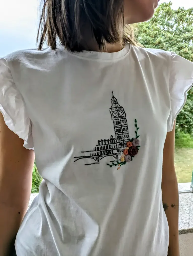 majica z motivom London - HVALA ZA ROŽE