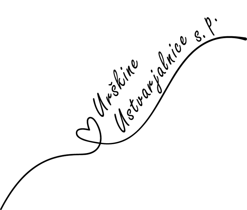 Logotip Urškine Ustvarjalnice