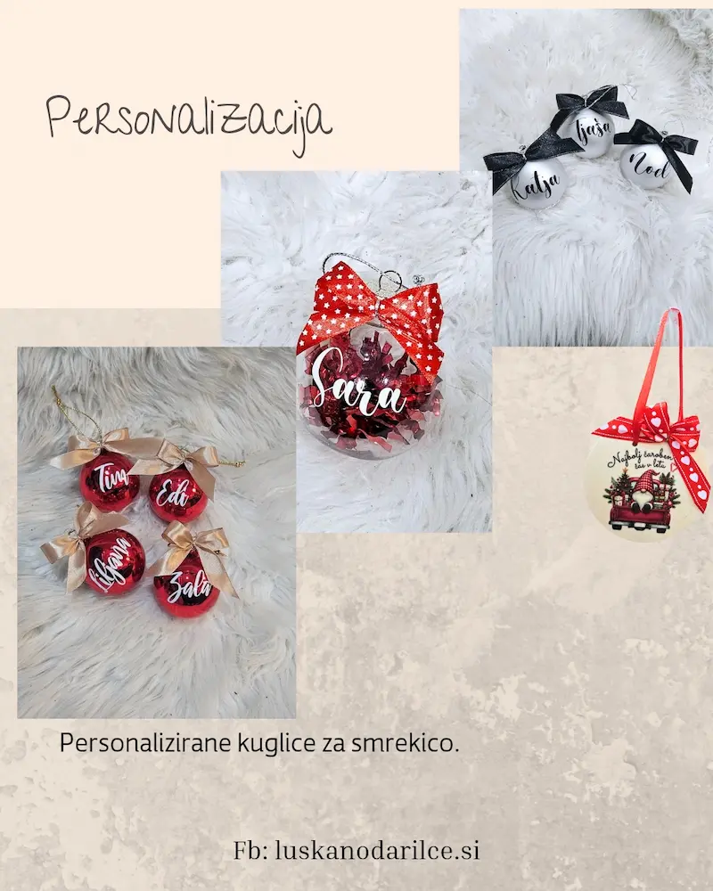 personalizacija izdelkov Luškano darilce